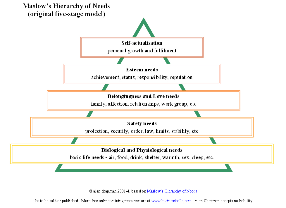 hierarchy of needs twin